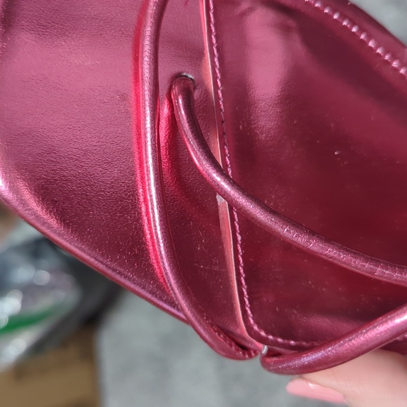 Katy Perry The Marcy Mule Sandals Metallic Pink Size 8 NEW - Picture 7 of 7